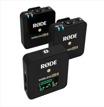 罗德（RODE）wireless go II 麦克风 一拖二无线领夹麦克风二代 单反手机无线小蜜蜂采访直播vlog收音